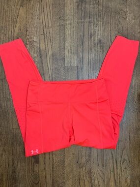 Under Armour Bright Coral Workout Leggings